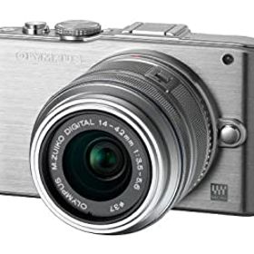 【中古】OLYMPUS ミラーレス一眼 PEN Lite E-PL3 レンズキット シルバー E-PL3 LKIT SLV
