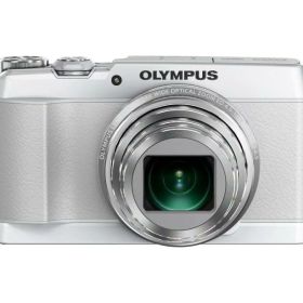 【中古】OLYMPUS デジタルカメラ STYLUS SH-1 ホワイト 光学式5軸手ぶれ補正 光学24倍&amp;超解像48倍ズーム SH-1 WHT