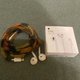 純正Apple EarPods ライトニング有線イヤホン 編み物ファッション