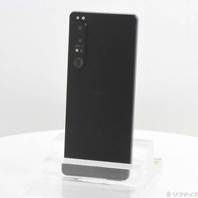 〔中古〕SONY(ソニー) Xperia 1 IV 256GB ブラック SOG06 au SIMフリー〔368-ud〕