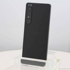 〔中古〕SONY(ソニー) Xperia 1 IV 256GB ブラック SOG06 au SIMフリー〔352-ud〕