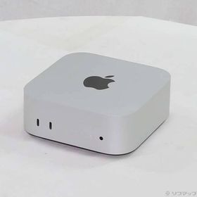 〔中古〕Apple(アップル) Mac mini Late-2024 MU9D3J／A Apple M4 10コアCPU_10コアGPU 16GB SSD256GB シルバー 〔26.3 Tahoe〕〔344-ud〕