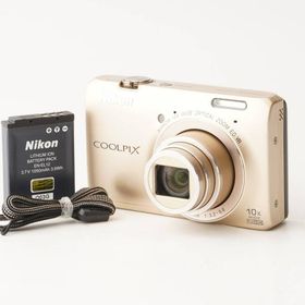 ニコン Nikon COOLPIX S6300 エレガントゴールド 10x 光学ズーム