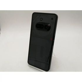 【中古】NOTHING 国内版 【SIMフリー】 Nothing Phone (3a) ブラック 12GB 256GB【札幌南2条】保証期間1ヶ月【ランクA】