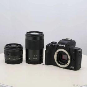 ソフマップ 〔中古品〕 EOS Kiss M ダブルズームキット ブラック【262】