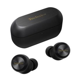 【長期保証付】Technics テクニクス EAH-AZ100-K ブラック 完全ワイヤレスイヤホン Bluetooth5.3 IPX4 磁性流体ドライバー搭載 EAHAZ100K