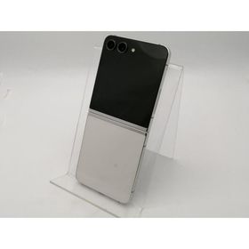【中古】SAMSUNG au 【SIMフリー】 Galaxy Z Flip5 クリーム 8GB 256GB SCG23【大須2】保証期間１ヶ月【ランクC】