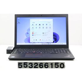 ノートパソコン lenovo ThinkPad L590 Core i3 8145U 2.1GHz/8GB/256GB(SSD)/15.6W/FWXGA(1366x768)/Win11