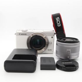 Canon EOS M100 EF-M15-45 IS STM レンズキット(ホワイト) 〔Canon EF-M マウント〕