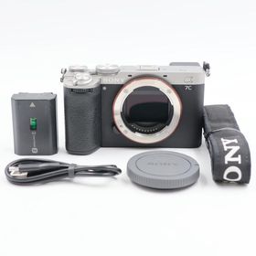 シャッター数4734枚 SONY α7C II ボディ シルバー ILCE-7CM2 S ミラーレス一眼カメラ ソニー
