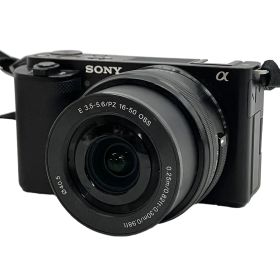 SONY VLOGCAM ZV-E10 パワーズームキット ミラーレス一眼カメラ 撮影 趣味 中古 C11666871