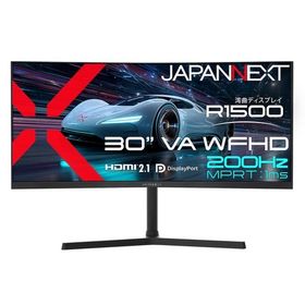 JAPANNEXT ゲーミング液晶ディスプレイ ブラック 30型 JN-VC30G200WF 1点