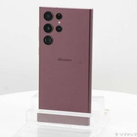 〔中古〕SAMSUNG(サムスン) Galaxy S22 Ultra 256GB バーガンディ SC-52C docomo SIMフリー〔276-ud〕