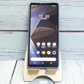 au Xperia 10 III SOG04 ブルー SONY 本体 白ロム SIMロック解除済み SIMフリー B939857
