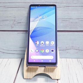 au Xperia 10 III SOG04 ブルー SONY 本体 白ロム SIMロック解除済み SIMフリー 美品 A711743