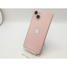 【中古】Apple 楽天モバイル 【SIMフリー】 iPhone 13 256GB ピンク MLNK3J/A【アリオ倉敷】保証期間１ヶ月【ランクC】