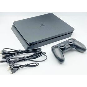 【中古 動作確認済 コントローラー色ランダム】 PlayStation 4 ジェット・ブラック 500GB(CUH-2000AB01)