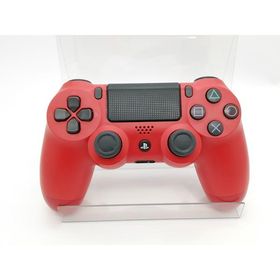 【中古】SONY ワイヤレスコントローラー(DUALSHOCK 4) CUH-ZCT2J11 [マグマ・レッド]【府中ル・シーニュ】保証期間１週間【ランクC】