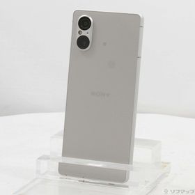 (中古)SONY Xperia 5 V 256GB プラチナシルバー XQ-DE44 S2JPCX0 SIMフリー(352-ud)
