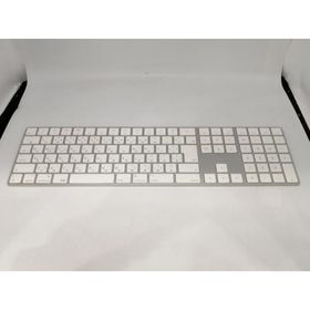 【中古】Apple Magic Keyboard（2017/テンキー付き/A1843） - 日本語（JIS） シルバー MQ052J/A【川越クレアモール】保証期間１週間