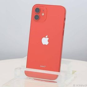 〔中古〕Apple(アップル) iPhone12 64GB プロダクトレッド MGHQ3J／A SIMフリー〔258-ud〕