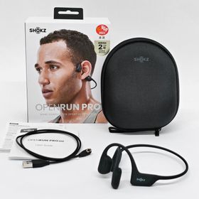 SHOKZ OPENRUN PRO 骨伝導 ヘッドホン Bluetooth 5.1 ハイエンドモデル ブラック 10時間連続再生 オープンラン プロ ショックス R2609-044