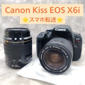 ⭐️スマホ転送⭐️Canon EOS Kiss X6i ダブルズームレンズセット