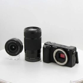 ソフマップ 〔中古品〕 α6400 ILCE-6400Y ダブルズームレンズキット ブラック【352】