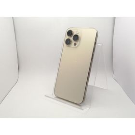 【中古】Apple docomo 【SIMフリー】 iPhone 14 Pro Max 256GB ゴールド MQ9D3J/A【DS秋葉】保証期間１ヶ月【ランクB】