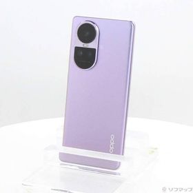 〔中古〕OPPO(オッポ) OPPO Reno10 Pro 5G 256GB グロッシーパープル A302OP Softbank SIMフリー〔258-ud〕