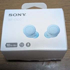 ソニー.完全ワイヤレスイヤホン.WF-C500/GZ.超軽量