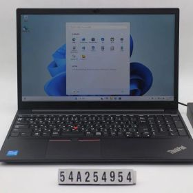 Lenovo ThinkPad E15 Gen2 Core i5 1135G7 2.4GHz/8GB/256GB(SSD)/15.6W/FHD(1920x1080)/Win11 【54A254954】