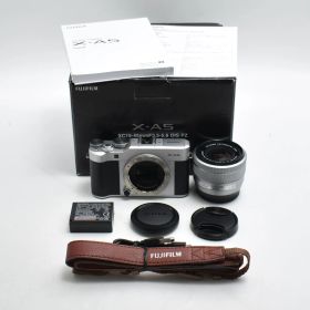 B#13530 富士フイルム(FUJIFILM) ミラーレス一眼カメラ X-A5レンズキット シルバー X-A5LK-S