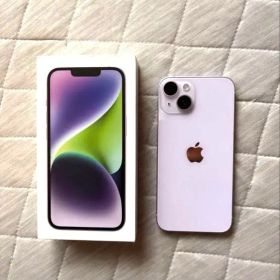 美品Apple iPhone14 パープル 256G 即使用可 SIMフリー
