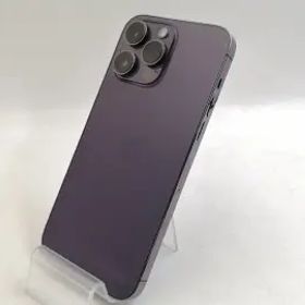 【中古】Apple docomo 【SIMフリー】 iPhone 14 Pro Max 256GB ディープパープル MQ9E3J/A【大宮東口】保証期間１ヶ月【ランクB】