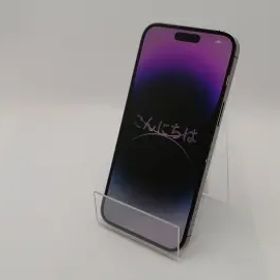 【中古】Apple SoftBank 【SIMフリー】 iPhone 14 Pro Max 256GB ディープパープル MQ9E3J/A【津田沼】保証期間１ヶ月【ランクC】
