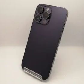 【中古】【赤ロム保証あり】Apple SoftBank 【SIMフリー】 iPhone 14 Pro Max 256GB ディープパープル MQ9E3J/A【大須2】保証期間１ヶ月