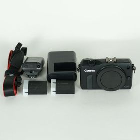 [良品 | バッテリー2個・フラッシュ付] Canon EOS M ボディ ブラック | キヤノンEF-Mマウント ミラーレス一眼カメラ 中古