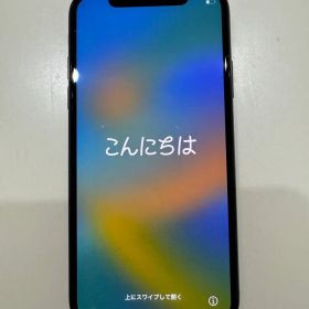 Apple iPhoneＸ本体 ブラックSIMロックあり