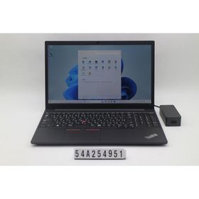ノートパソコン Lenovo ThinkPad E15 Gen2 Core i5 1135G7 2.4GHz/8GB/256GB(SSD)/15.6W/FHD(1920x1080)/Win11 外装変形あり