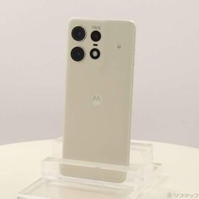 〔中古〕Motorola(モトローラ) motorola edge 50s pro 256GB バニラクリーム MOSAH3 Softbank SIMフリー〔344-ud〕