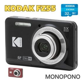 【保証＋特典あり】Kodak PIXPRO FZ55 レッド ブラック コダック デジタルカメラ カメラ 光学5倍ズーム 広角 28mm