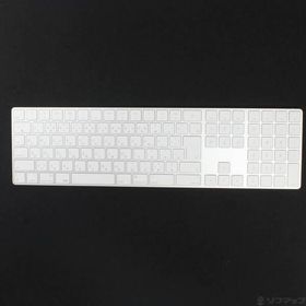 〔中古〕Apple(アップル) Magic Keyboard (テンキー付き) MQ052J／A シルバー〔344-ud〕