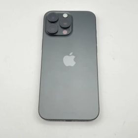 【中古】【au】○iPhone 16 Pro Max 256GB(ﾌﾞﾗｯｸﾁﾀﾆｳﾑ)/SIMロックなし[6]
