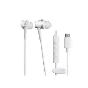 【長期保証付】オーディオテクニカ(audio-technica) ATH-CKD7NC-WH ホワイト 有線式ノイズキャンセリングイヤホン USB Type-C用