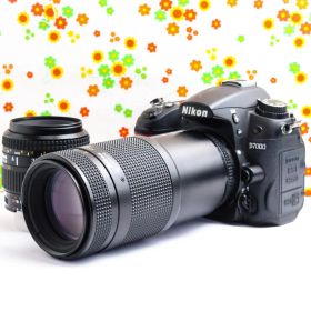 【スマホ転送可】ニコン Nikon D7000☆本格一眼レフ☆望遠レンズ付き