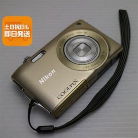 超美品 COOLPIX S3300 スイートゴールド 即日発送 デジカメ Nikon デジタルカメラ 本体 あすつく 土日祝発送OK