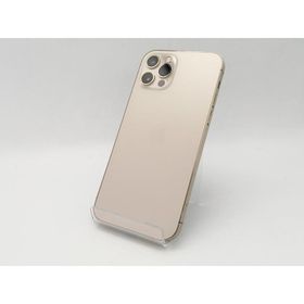 【中古】Apple au 【SIMロック解除済み】 iPhone 12 Pro 128GB ゴールド MGM73J/A【広島本通】保証期間１ヶ月【ランクC】