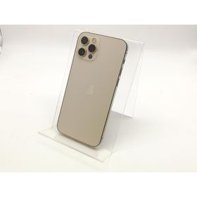 【中古】Apple SoftBank 【SIMロック解除済み】 iPhone 12 Pro 128GB ゴールド MGM73J/A【横浜】保証期間１ヶ月【ランクB】