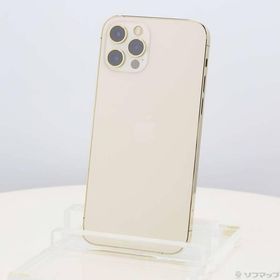 〔中古〕Apple(アップル) iPhone12 Pro 128GB ゴールド NGM73J／A SIMフリー〔368-ud〕